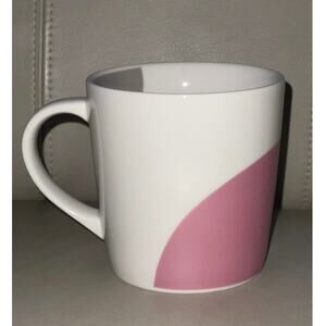 Vintage 2005 Starbucks Pink White Gray Ceramic Mug – A Swirl of Style 12 fl oz